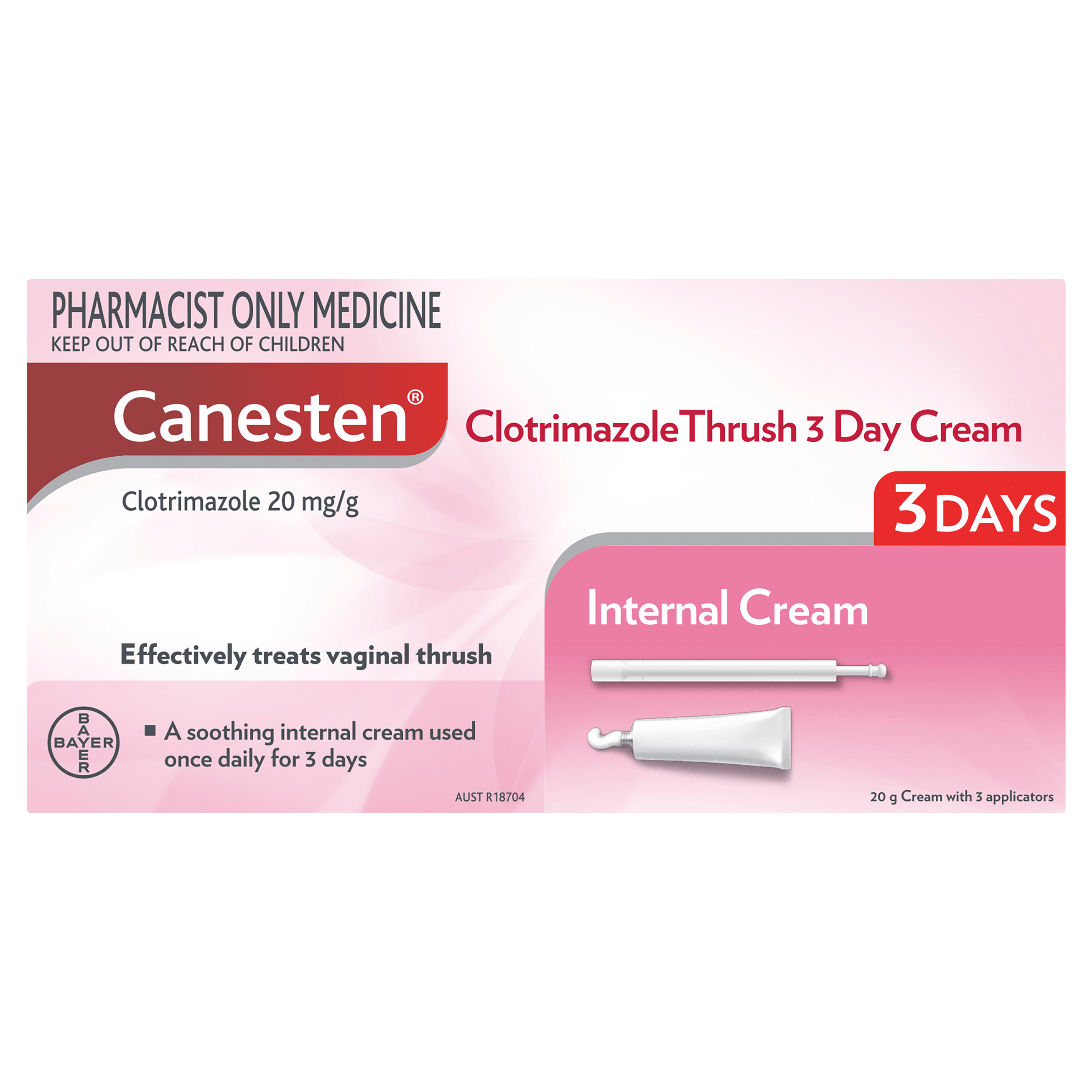 Canesten 3 Day Cream Canesten products